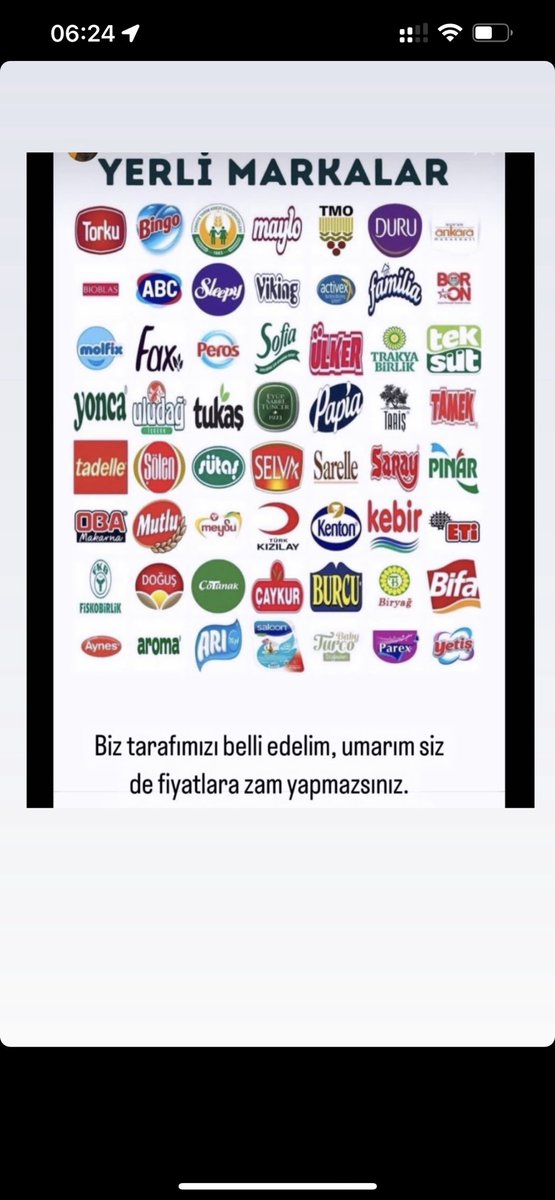 feyzaesiner's tweet photo. Yerli markalarımız https://t.co/JW01YqK0Bu