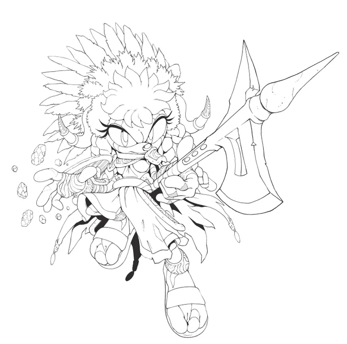 Finished character design #commission. 
