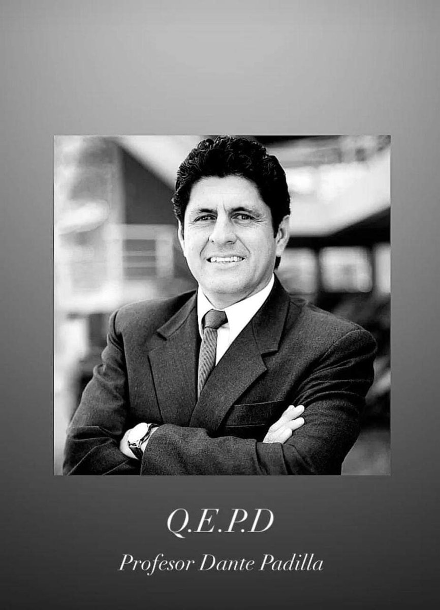 ntrujillo_pe's tweet photo. Noticias Trujillo expresa las más sentidas condolencias a la familia de Dante Padilla Zuñiga, decano de la Facultad de Ciencias de la Comunicación UPAO, tras su sensible fallecimiento.

Vuelta alto, profesor. 🕊 https://t.co/PhvpcXHpRw