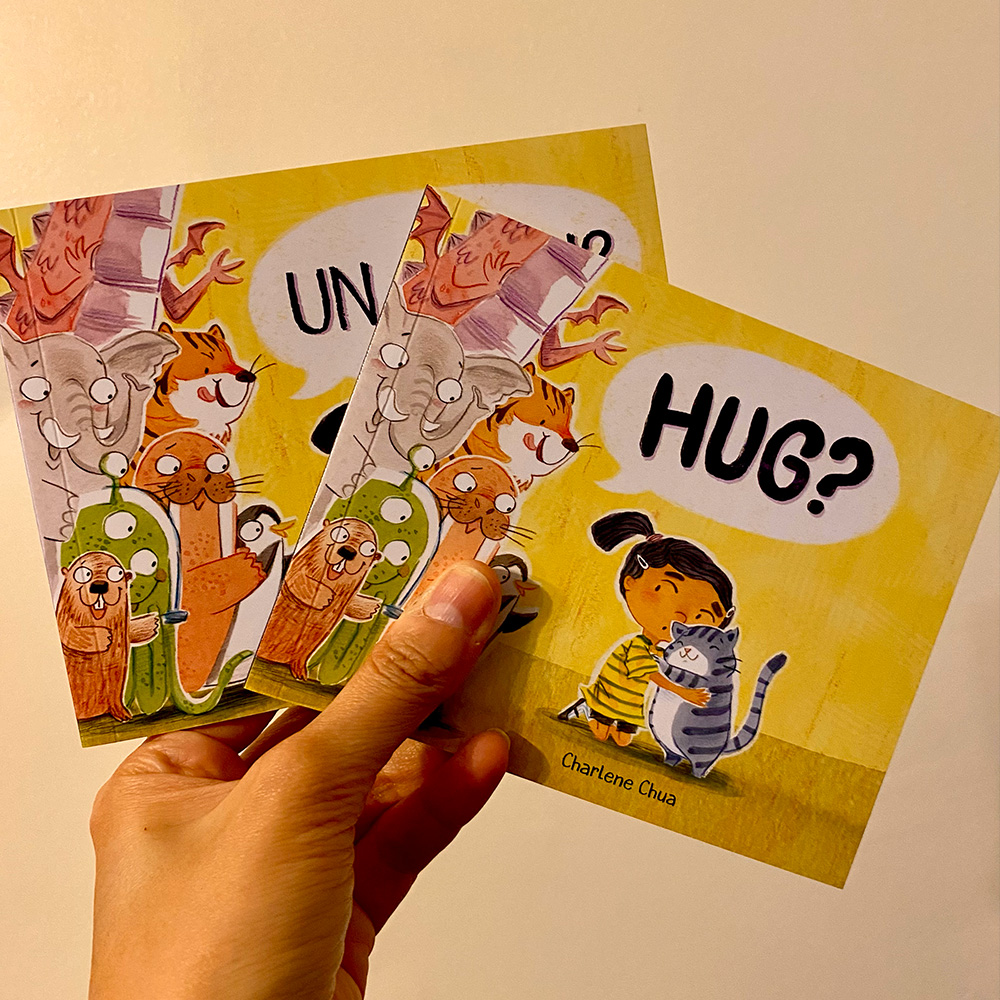 Happy to share that HUG? is now available with a Happy Meal in participating Canadian restaurants, while supplies last! If you pick one up, feel free to let me know - I'd love to see!