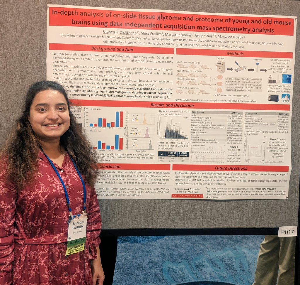 Thanks to all who attended my poster for great discussions at the <a href="/SFGlycobiology/">SFGlycobiology</a> poster session on improving on-slide tissue digestion workflow with DIA tandem MS. Excited to get this work together with <a href="/manveen_sethi/">Manveen Sethi</a> <a href="/LaboratoryZaia/">Zaia Laboratory</a> #SFG2023 #glycotime