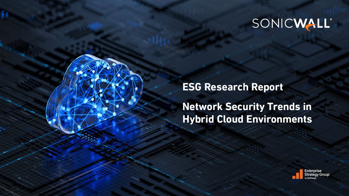SonicWall's tweet photo. Want to know how #PublicCloud services are affecting #NetworkSecurity strategies? A new ESG survey reveals which tools IT professionals rely on and how they’re bridging the gap between the public and private cloud. Read the full report: https://t.co/TF1E599my6 #SonicWall https://t.co/3L17girgQX