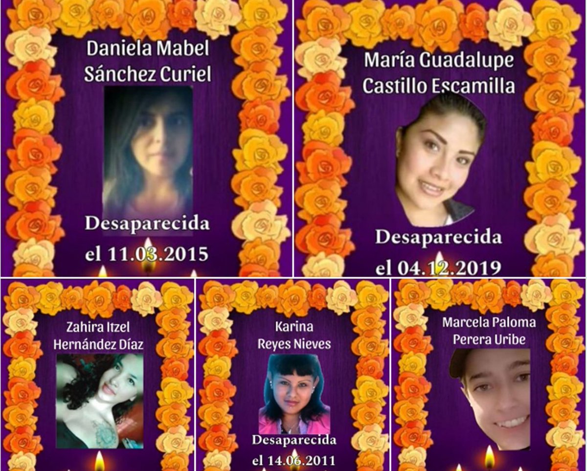 La familia Mariposas Buscando Corazones y Justicia Nacional, conmemoramos este mes de noviembre , con fe y esperanza de volverles a ver. Hasta encontrarles.
