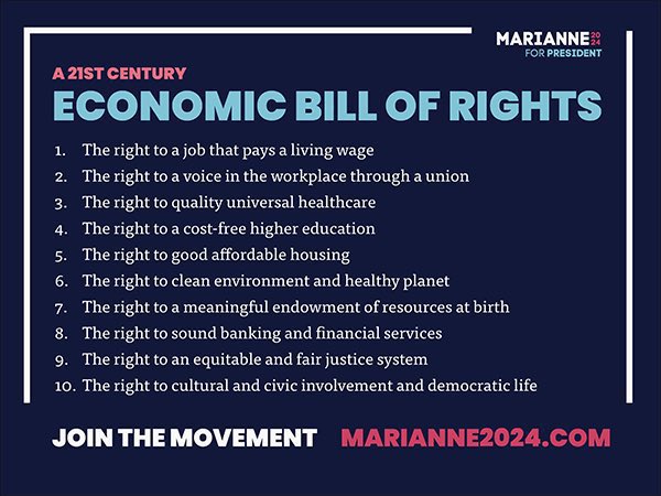 yourunionbro's tweet photo. We can no longer depend on the @JoeBidenโs,@BernieSanders, or any of the #OldGuard to protect basic #HumanRights.@marwilliamson repeatedly calls for a #CeaseFire and is Second to none the most #ProUnion Candidate in US History. We need a #NewGuard and a #NewEconomicBillofRights https://t.co/Ltf1Rnt0gF