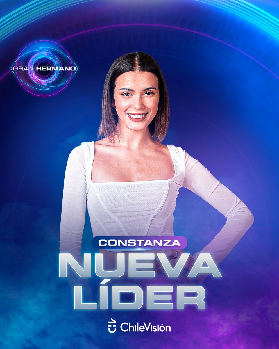 chilevision's tweet photo. ¡NUEVA LÍDER DE LA SEMANA! ✨

Constanza venció la prueba de encestar pelotas y es la nueva líder de la semana en #GranHermanoCHV 👁️ ¿Qué te parece este resultado? 🤔

Revisa lo que ocurre en la casa a través de @plutotvar 📲 https://t.co/FviYCAMz4K