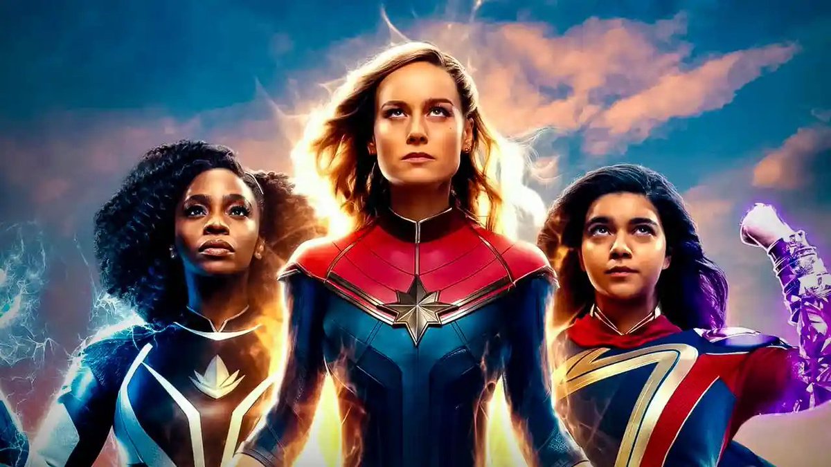 McBDirect's tweet photo. #TheMarvels is a significant improvement on the original Captain Marvel and a solid MCU entry. The three Marvels play well off each other and their dynamic is at the heart of the movie. Some very memorable moments that the internet is not prepared for (#Flerkittens). https://t.co/ixNjekDtuq