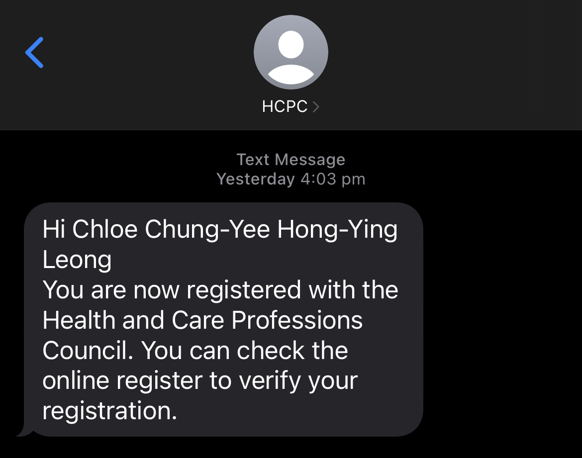 Just like that, 2 years have wizzed by 🤯 Now I've passed the <a href="/UCL_MScSLS/">UCL speech & language therapy</a> course with distinction, AND am officially <a href="/The_HCPC/">HCPC</a> registered! 

So proud of all of us - we did it!!! Onwards and upwards only my friends 🎉🙌 Can't wait to start my B5 job! #slt2b #mysltday #SLT