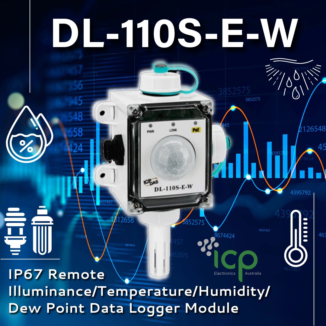 ICPElectronics's tweet photo. Monitor with accuracy! 🌦️ #ICPDAS DL-110S-E-W: IP67, IoT, real-time data. Get the environmental insights you need! 📊💻 #DataLogger #SmartEnvironment #ICPDAS #TechInnovation #BePrecise #GetYoursToday https://t.co/SanSmEeF6B