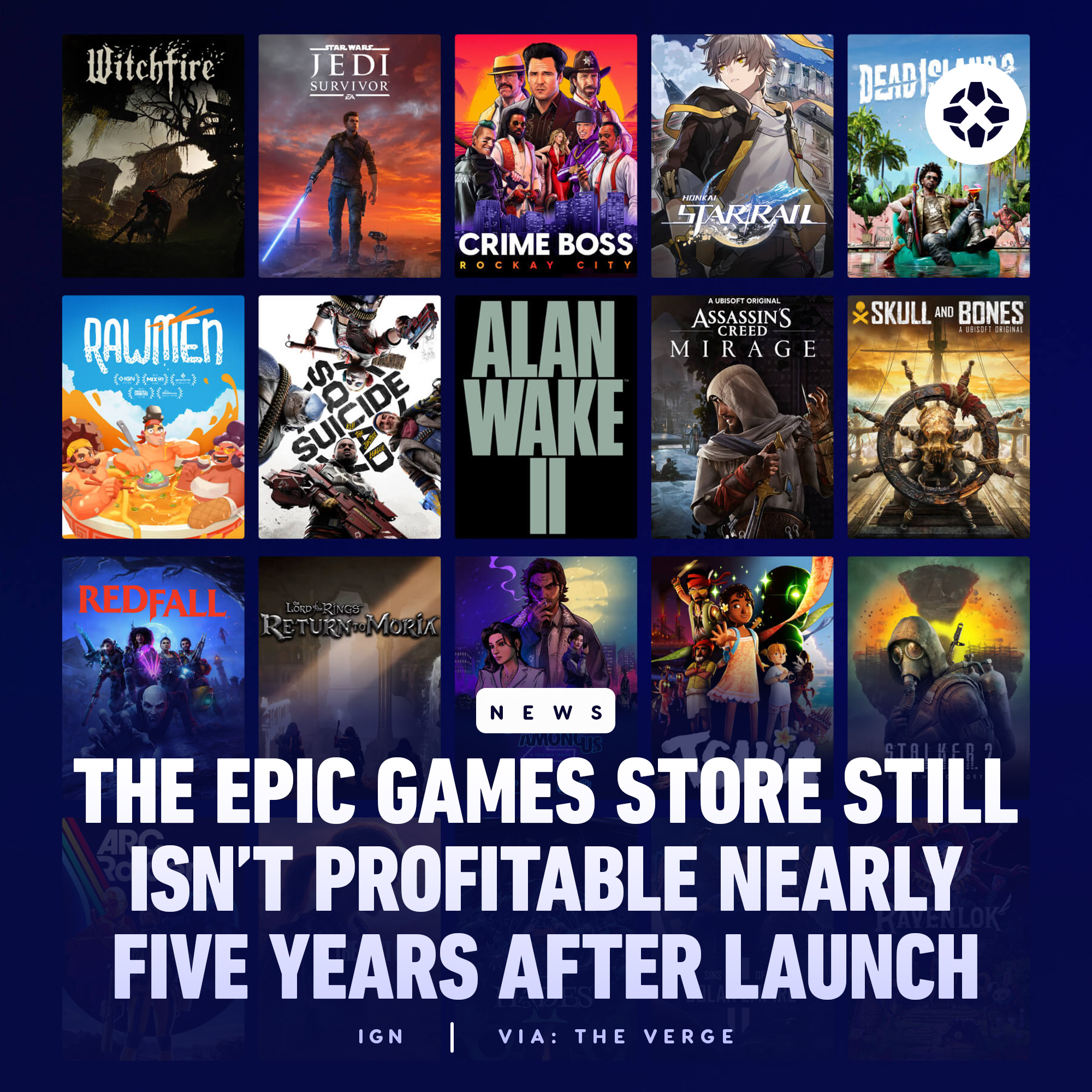 Epic Games Store still isn't profitable five years after launch