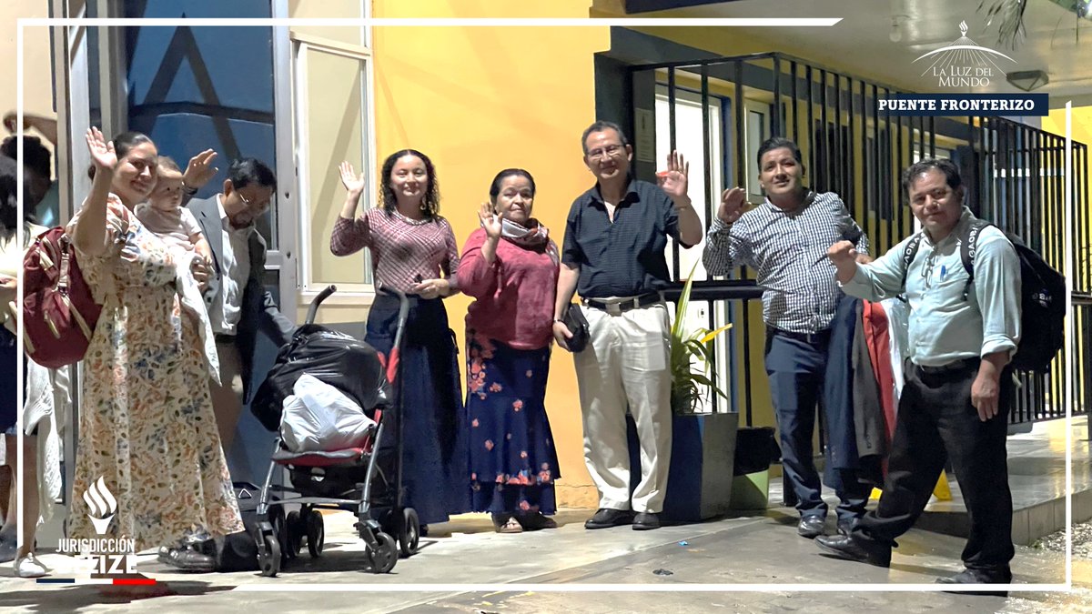 lldmbelice's tweet photo. ARRÍVO DEL PASTOR JURISDICCIONAL
Después de 15 horas de viaje, arribaron a Belice, con éxito, el pastor jurisdiccional, Juan A. Villalobos, su distinguida esposa, y el hermano Diacono Evangelista Fares Amaya y su esposa. 

#LLDM  | #ElAmorNosUne | #LLDMBelice | #Seguimosadelante https://t.co/Ntgjwiau5y