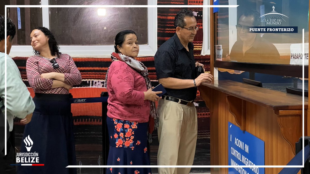 lldmbelice's tweet photo. ARRÍVO DEL PASTOR JURISDICCIONAL
Después de 15 horas de viaje, arribaron a Belice, con éxito, el pastor jurisdiccional, Juan A. Villalobos, su distinguida esposa, y el hermano Diacono Evangelista Fares Amaya y su esposa. 

#LLDM  | #ElAmorNosUne | #LLDMBelice | #Seguimosadelante https://t.co/Ntgjwiau5y