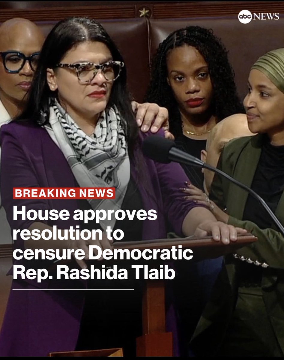 propandco's tweet photo. In 1842, 

Joshua Giddings of the Whig party was censured by congress for introducing an anti-slavery bill. 

Tonight, Congress has censured congresswoman Rashida Tlaib for humanizing Palestinians 

Posterity will remember https://t.co/vNsGGZuuhV