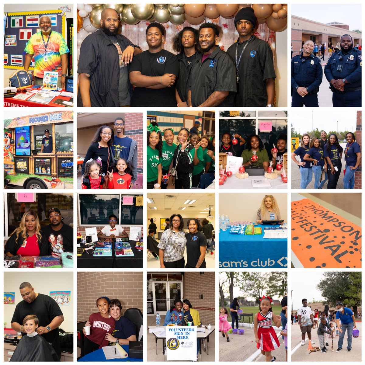 Thompson Elementary (@tes_spring) on Twitter photo Our annual Fall Festival was the highlight of the community last night! Food, fun, laughs, and did I say FUN? Thank you to all our community partners, business partners, staff, vendors, and <a href="/Spring_ISD_PD/">Spring ISD Police</a> !
<a href="/AmersonDeMonica/">Dr. DeMonica Amerson</a> <a href="/MsGabourelTES/">Rashaun Gabourel</a> <a href="/DayTyme5/">Vernecca Day</a> <a href="/SpringISD/">Spring ISD</a> @SpringISD_Super Our annual Fall Festival was the highlight of the community last night! Food, fun, laughs, and did I say FUN? Thank you to all our community partners, business partners, staff, vendors, and <a href="/Spring_ISD_PD/">Spring ISD Police</a> !
<a href="/AmersonDeMonica/">Dr. DeMonica Amerson</a> <a href="/MsGabourelTES/">Rashaun Gabourel</a> <a href="/DayTyme5/">Vernecca Day</a> <a href="/SpringISD/">Spring ISD</a> @SpringISD_Super