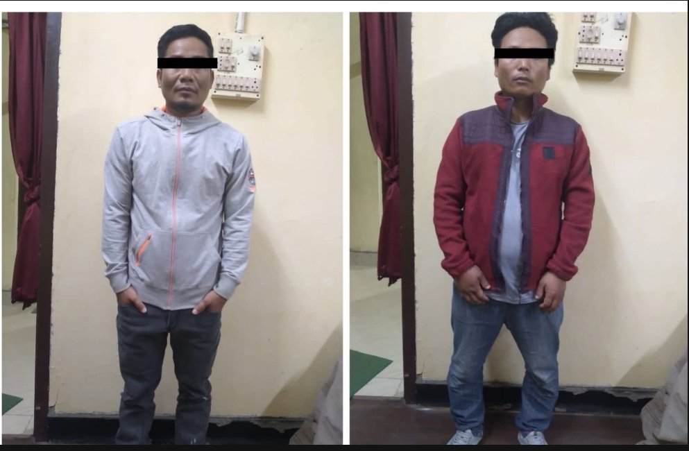 Two Suspects Arrested Over Alleged Abduction Case of Two #Meitei Students Avinash Maibam &amp; Ningthoujam Anthony. Two suspects, Lhunkhosei Chongloi, aged 30, and Satgohgin Hangsinh, aged 28, were apprehended.

#BringMeiteisHome #IndiaUnderAttack #AbrogateSoOwithKukiMilitants
