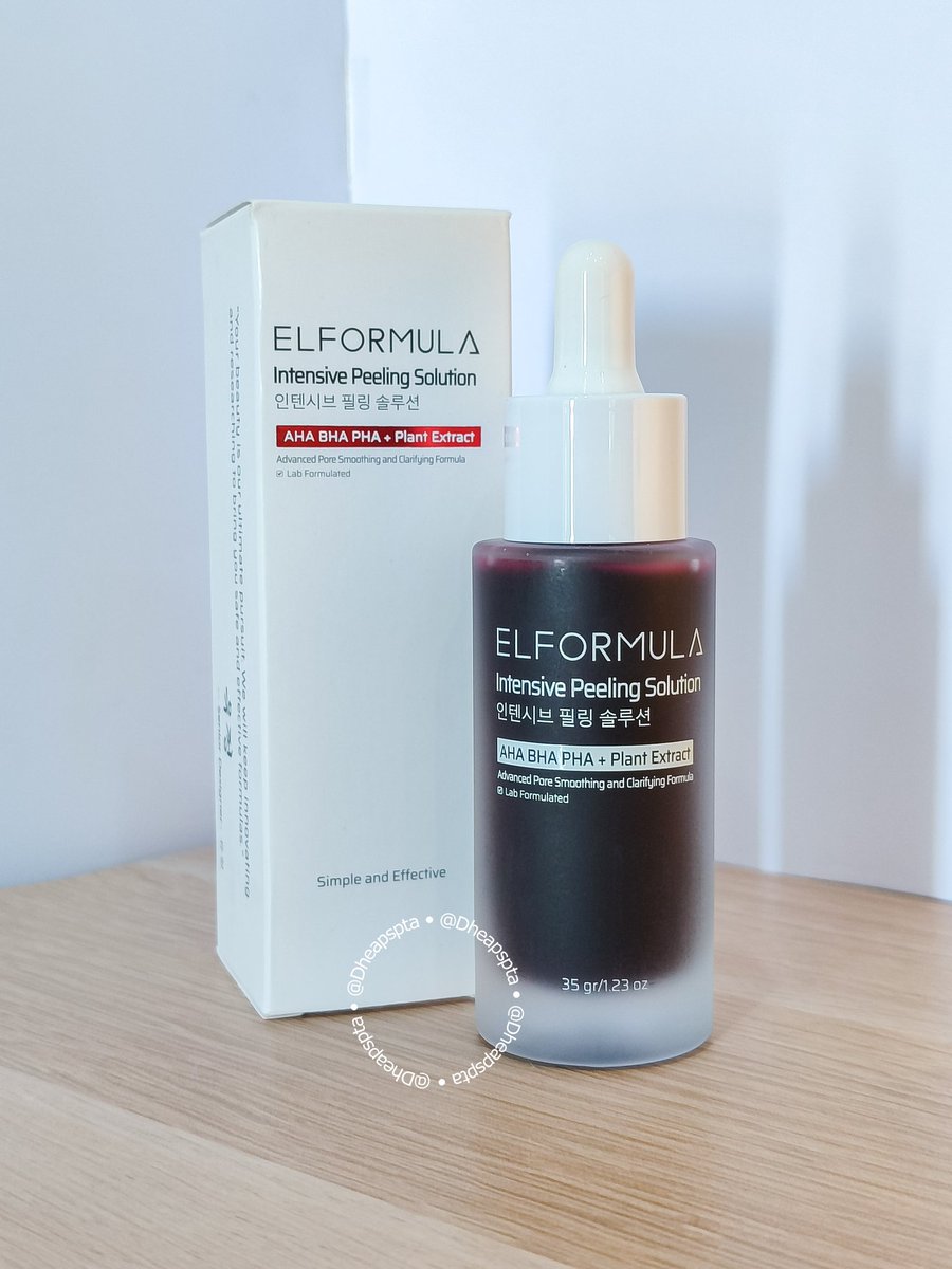 Dheapspta's tweet photo. Belum lama ini lagi nyobain Elformula Intensive Peeling Solution, jujurly setelah sekian lama akhirnya pake peeling solution lagi. So far dikulitku aman &amp; efektif bgt karna dipakenya cuma 60 detik ✨

— A REVIEW —

@ElformulaID #racuninskincare #beautybydheapspta https://t.co/6aa9u51tnr