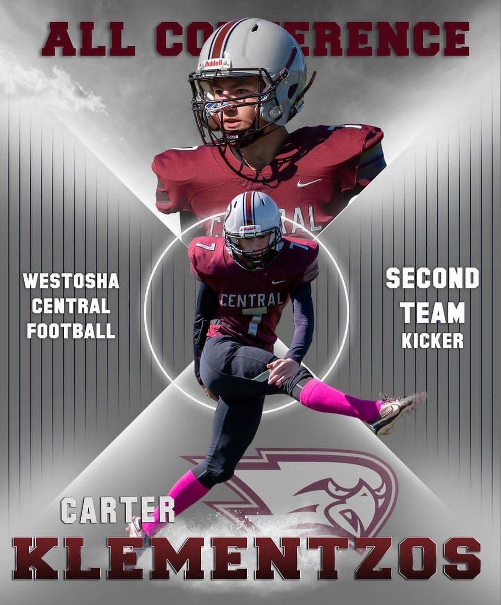Carter Klementzos (@klemecar91) on Twitter photo <a href="/WestoshaFBall/">Falcon Football</a> <a href="/mikeramczyk17/">Mike Ramczyk</a> <a href="/thekickingcoach/">The Kicking Coach</a> <a href="/Prokickercom/">Ray Guy Prokicker Kicking Camps</a> <a href="/thejasonarndt/">Jason Arndt</a> <a href="/MaxPreps/">MaxPreps</a> <a href="/PrepRedzoneWI/">Prep Redzone Wisconsin</a> <a href="/travisWSN/">Travis Wilson</a> <a href="/MJ_NFLDraft/">Mark Johnson</a>
Thank you to all the coaches, my line and holder, and my falcon family. This was an amazing year and I want to thank all the seniors again. <a href="/WestoshaFBall/">Falcon Football</a> <a href="/mikeramczyk17/">Mike Ramczyk</a> <a href="/thekickingcoach/">The Kicking Coach</a> <a href="/Prokickercom/">Ray Guy Prokicker Kicking Camps</a> <a href="/thejasonarndt/">Jason Arndt</a> <a href="/MaxPreps/">MaxPreps</a> <a href="/PrepRedzoneWI/">Prep Redzone Wisconsin</a> <a href="/travisWSN/">Travis Wilson</a> <a href="/MJ_NFLDraft/">Mark Johnson</a>
Thank you to all the coaches, my line and holder, and my falcon family. This was an amazing year and I want to thank all the seniors again.