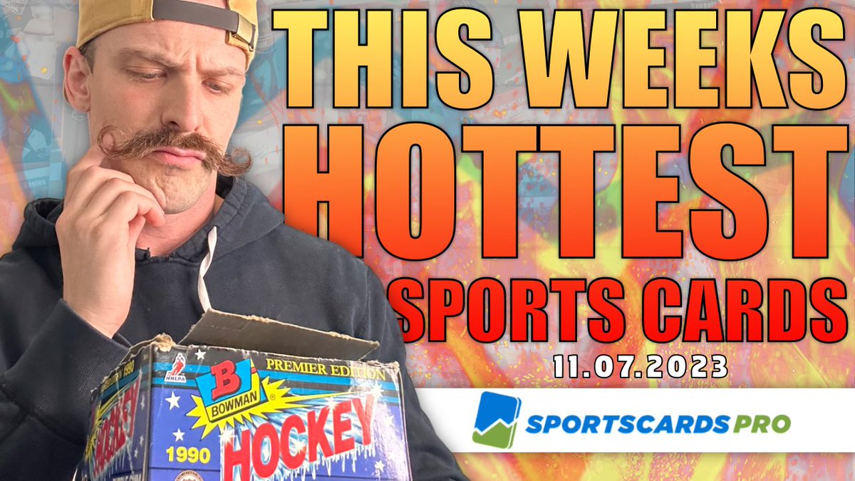 sportscardspro's tweet photo. ๐ฅThis Week's Hottest Sports Cards๐ฅ
@sportscardspro 11/07/23
Watch Now:๐ https://t.co/XppDv18Czj
#thehobby #tradingcards #SportsCardsPro #whodoyoucollect #SportsCards #HotCards #coachkoe https://t.co/6G7X3dIRm5