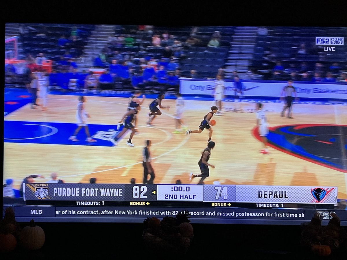 Great win, <a href="/MastodonMBB/">Purdue Fort Wayne Mastodons Basketball</a>! Way to open the season with a big W against the Big East! 💛💪🏼