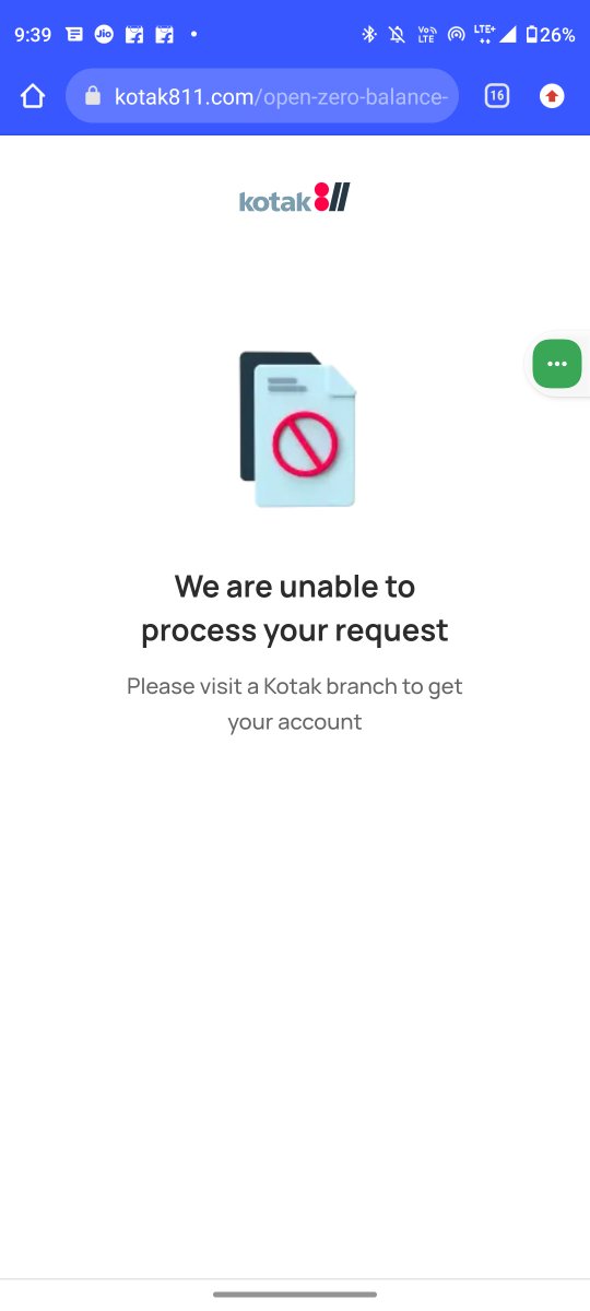 _kehkelunga's tweet photo. @kotak811 I opened a kotak 811 savings account &amp; now want to apply for a fd based credit card but while applying it shows unable to process request, please visit branch . Can you sort this out as I don't have a kotak branch near me @KotakBankLtd https://t.co/OwvMnN0eEZ