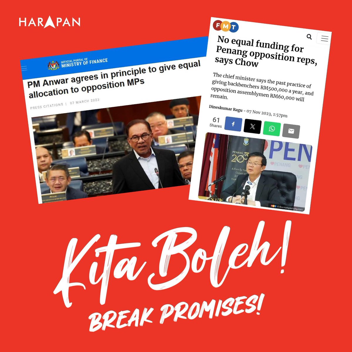 NaratifRakyat's tweet image. #PoliticalMaturity from DAP Penang CM Chow Kon Yeow. DAP is part of the #UnityGovernment 

While opposition constituencies may not be part of the #KerajaanPerpaduan , DAP Penang could at least show some magnanimity rather than the politics of reprisals long practised…