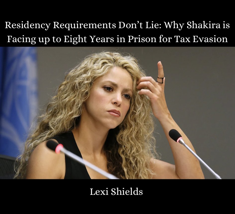 This week’s blog post by 2L staffer Lexi Shields explores Shakira’s potential tax fraud charges by the Spanish government. Click the link below to read on!

lnkd.in/gwzKbHsn