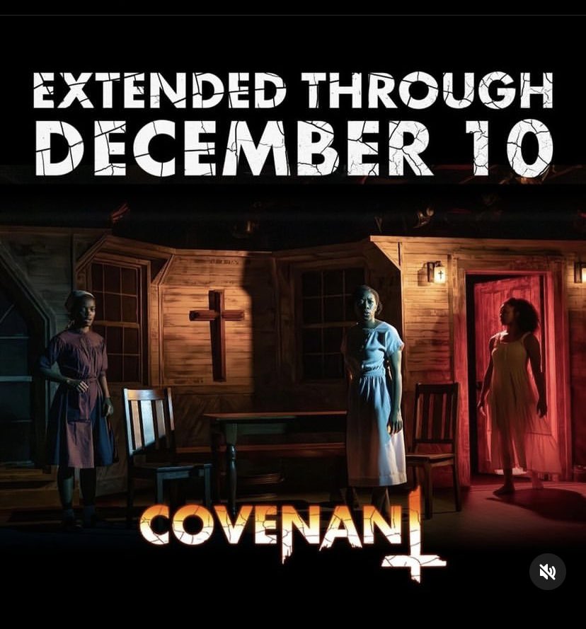JeromeBrooksJr's tweet photo. I had no idea #COVENANT @roundaboutnyc was a thriller! We were told it was 90mins w/no intermission & once you leave you can’t re-enter (NOW I KNOW WHY) I’ve never experienced a theatrical event like this. It was at the #RoundaboutUnderground so all tickets are $30 & under! https://t.co/ooZdqfvP80