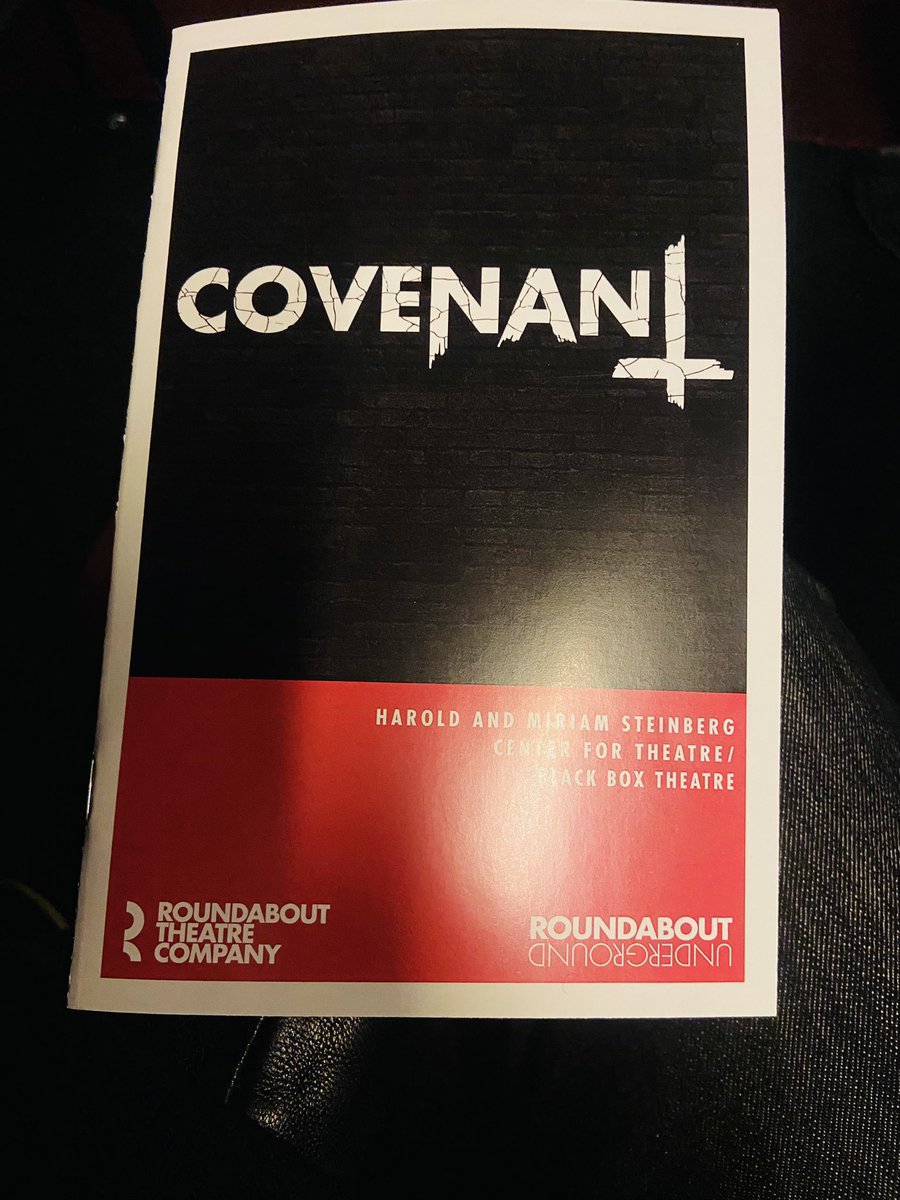 JeromeBrooksJr's tweet photo. I had no idea #COVENANT @roundaboutnyc was a thriller! We were told it was 90mins w/no intermission & once you leave you can’t re-enter (NOW I KNOW WHY) I’ve never experienced a theatrical event like this. It was at the #RoundaboutUnderground so all tickets are $30 & under! https://t.co/ooZdqfvP80