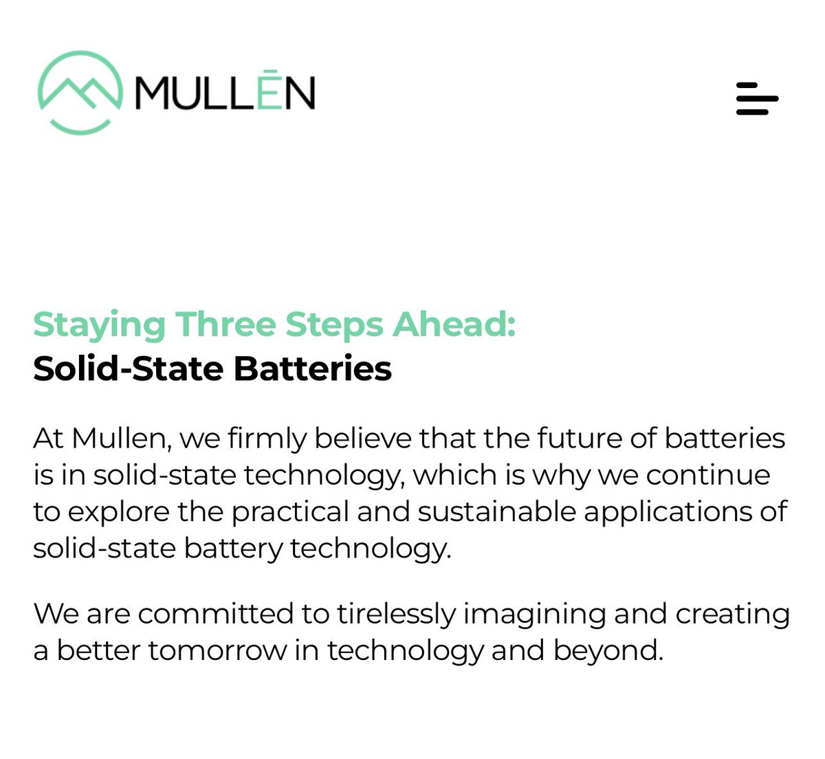malibu_rum67's tweet photo. $MULN.. #MULN β¦ WE GOT THE POWER!!! πππ π₯π₯π₯ π§¨π§¨π§¨ #SolidStateBatteryTechnology #ImagineWhatsPossible @Mullen_USA π₯πͺβ₯οΈπ΅ https://t.co/Q8jMBNvsLB
