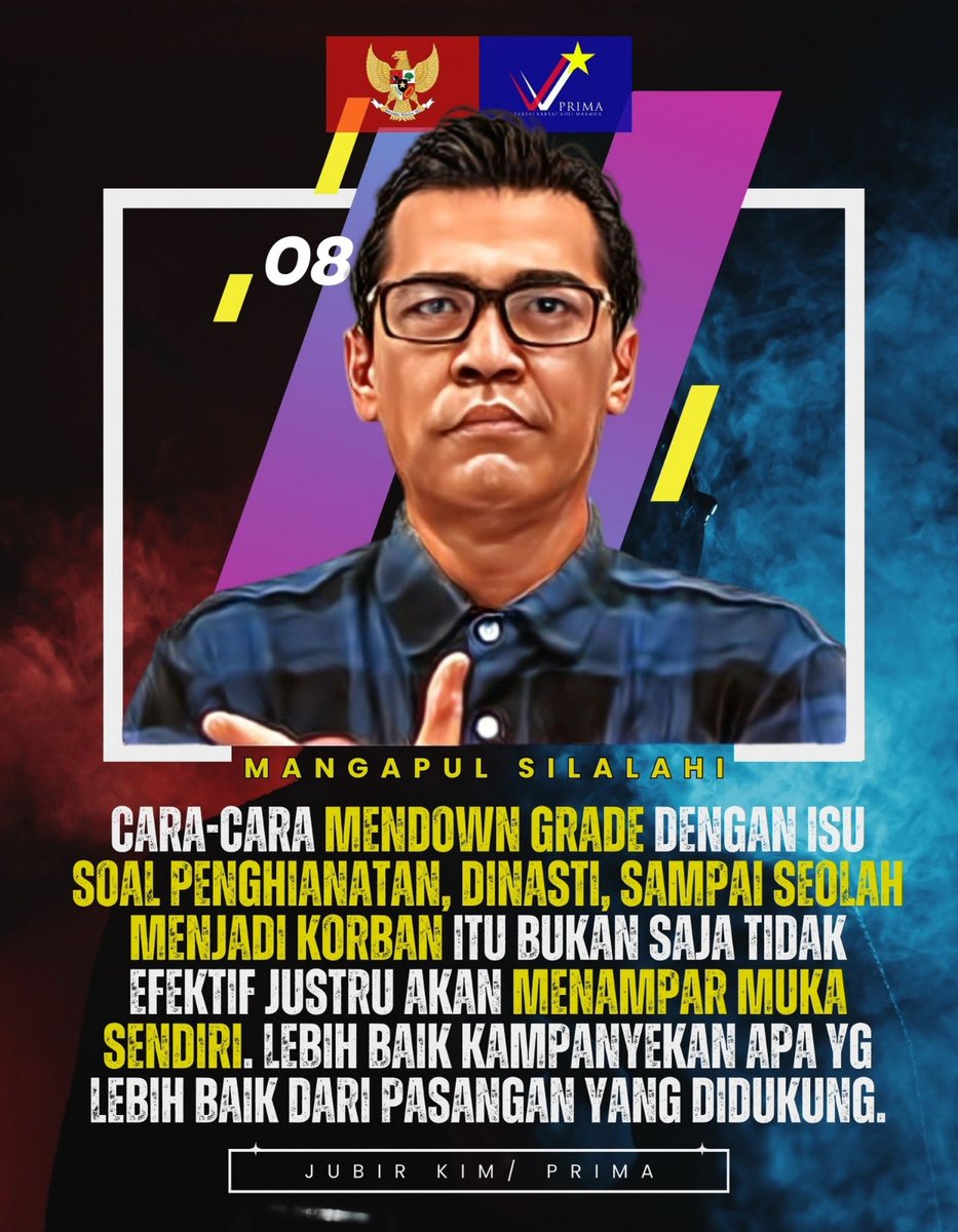Serang gagasannya, serang idenya bukan serang personalnya. Lawan ide dgn ide, gagasan dgn gagasan ✊️