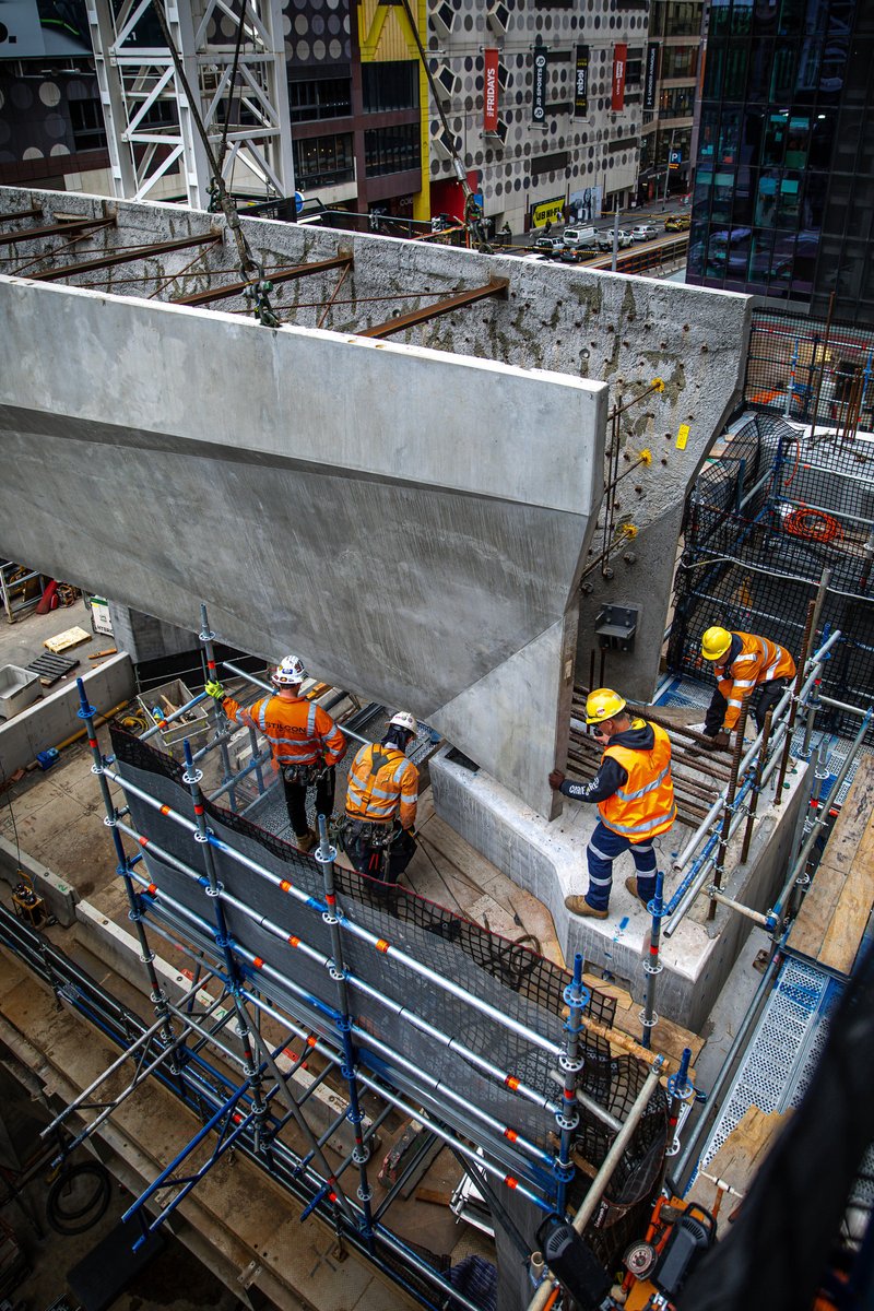 metrotunnelvic's tweet image. This is what progress on the new #StateLibraryStation entrance looks like – from every angle 👀

#MetroTunnel #Melbourne