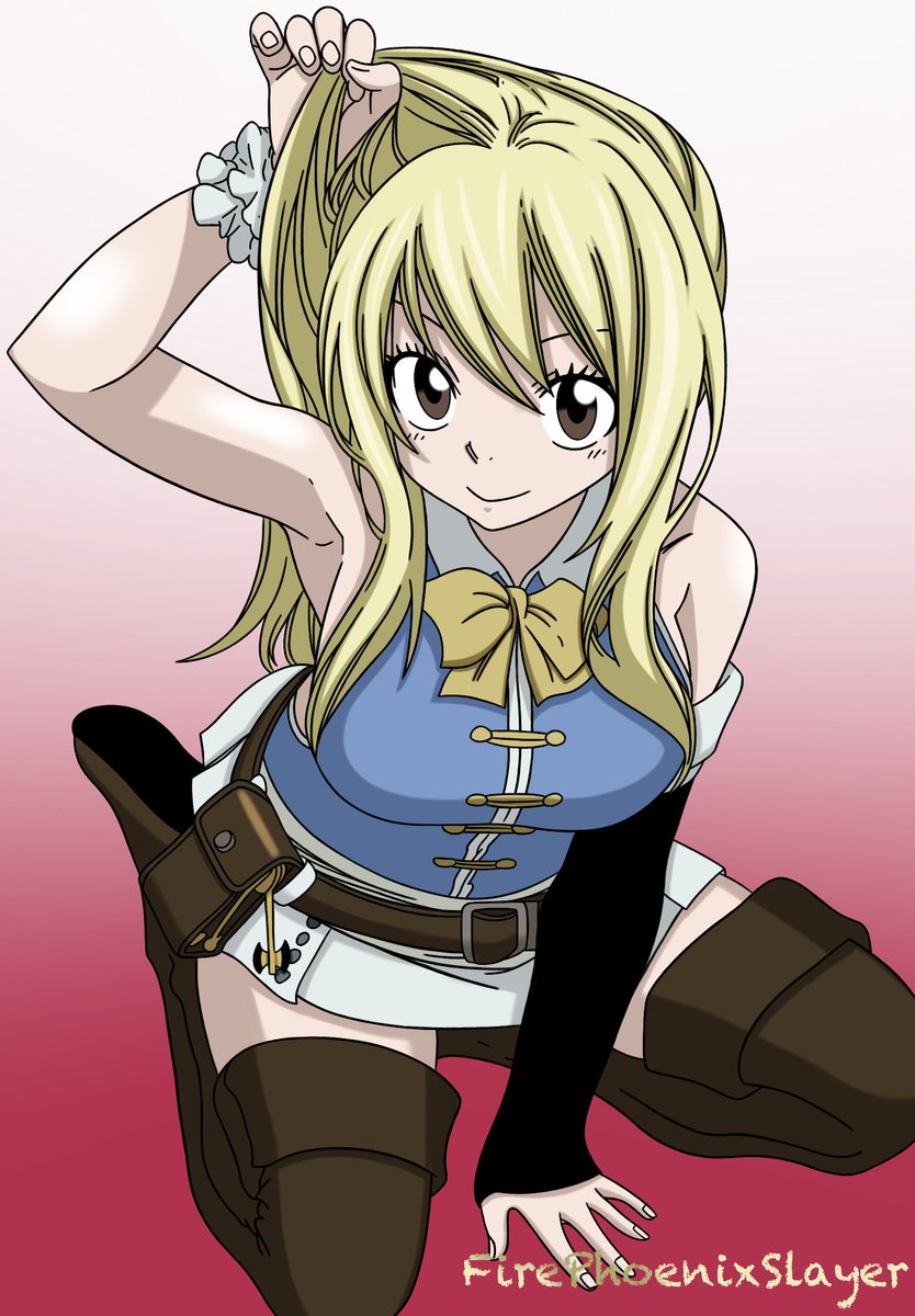 FirePhoenixFT's tweet photo. I love Lucy so much! #FAIRYTAIL #FairyTail100YearsQuest #LucyHeartfilia https://t.co/MPGtbo9yiz