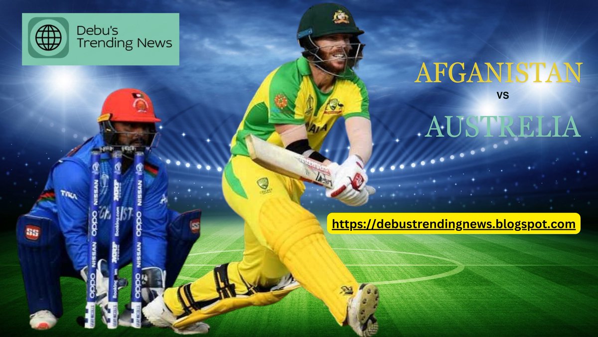 debustrendingnews.blogspot.com/2023/11/afghan… 
Explore the highly-anticipated clash between Afghanistan & Australia in the ICC Cricket World Cup 2023. 
#CWC2023
#AfghanistanVsAustralia
#CricketWorldCup
#CricketClash
#AfghanCricket