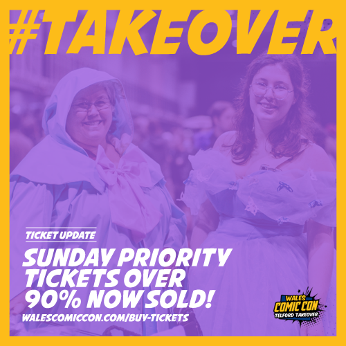 TelfordTakeover's tweet photo. Sunday priority tickets are now over 90% sold for Comic Con next weekend - Join us for the party and bring your dancing shoes! #TelfordTakeover ⭐

Online Store ➡️ https://t.co/gRZTDoGzq7 https://t.co/vEYrRSKUtA