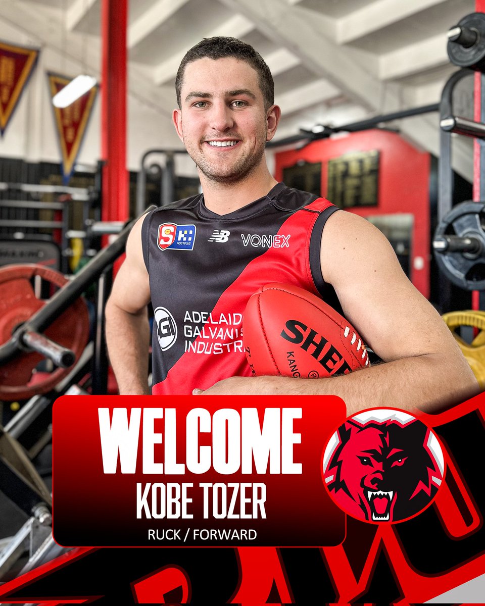 Kobe Tozer joins the Bloods

A highly rated talent who plays as a Ruck/Forward standing at 195cm. Kobe comes across from Norwood Football Club and we can’t wait for him to don the sash in season 2024 ❤️🖤

Welcome Kobe.

#Bloods #ClubFirst