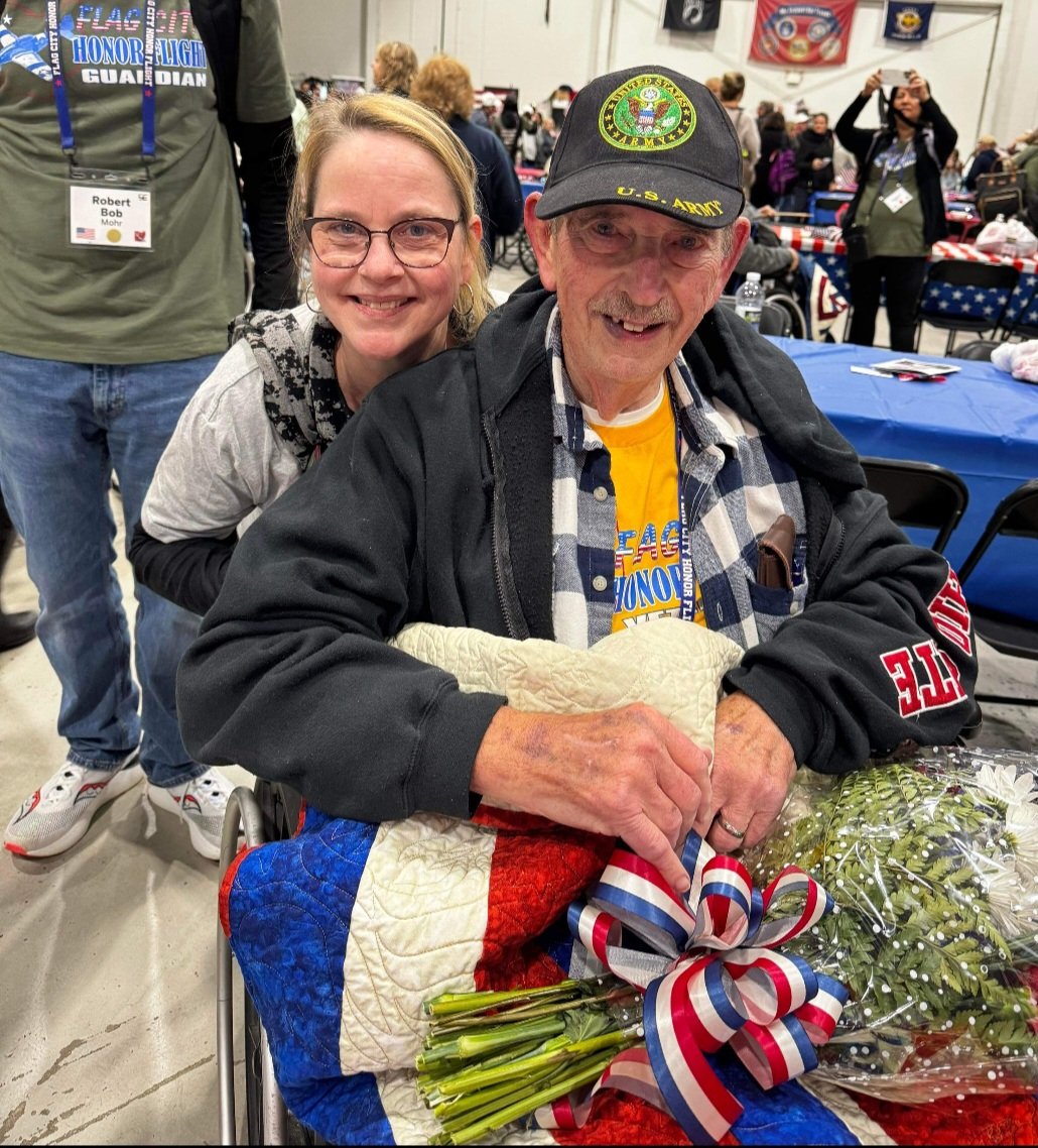 lindarutter's tweet image. Welcome home Dad. ❤️