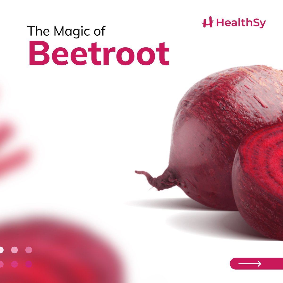 healthsyapp's tweet photo. Know the amazing benefits of this nature's magic in a root!

#Beetroot #BenefitsofBeetroot #Healthcare #HealthTech #HealthSy #SincerelyYours https://t.co/eZkwVzoQBj