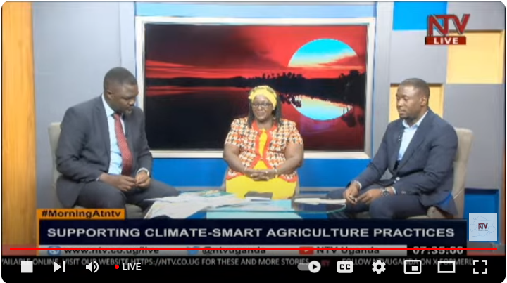 Our role as @SNV_Uganda is to support government through the @MAAIF_Uganda with funding especially for projects that are aimed at improving agriculture production for Ugandans - Bashir Kasekende, Agri-Food Sector Lead, SNV Uganda, #climatesmartagriculturemanualsug