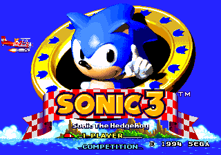 RadioSEGA's tweet photo. For 6 months, Sonic 3 was developed as a Sonic Adventure-style 3D game that would've used the SVP chip (used for Mega Drive's Virtua Racing). That idea was scrapped; however, a leftover of that is this 3D Sonic model on the title screen.
#RSIndividual ▶️ https://t.co/3U9JAh2rsf https://t.co/iCaa8Uhjiu