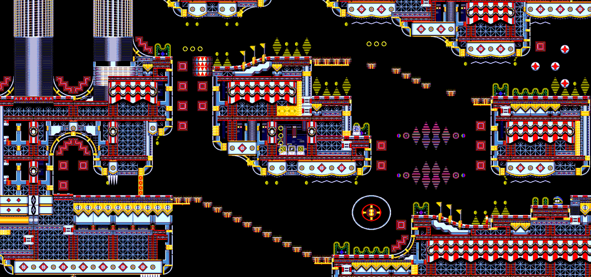 RadioSEGA's tweet photo. Because Sonic 3 &amp; Knuckles has more zones than any @sonic_hedgehog game before it, it has a stacked cast of background artists to assist in their visual designs. Let's stop and appreciate the scenery for a bit~
#RSIndividual ▶️ https://t.co/3U9JAh2ZhN https://t.co/boC4uw7mME