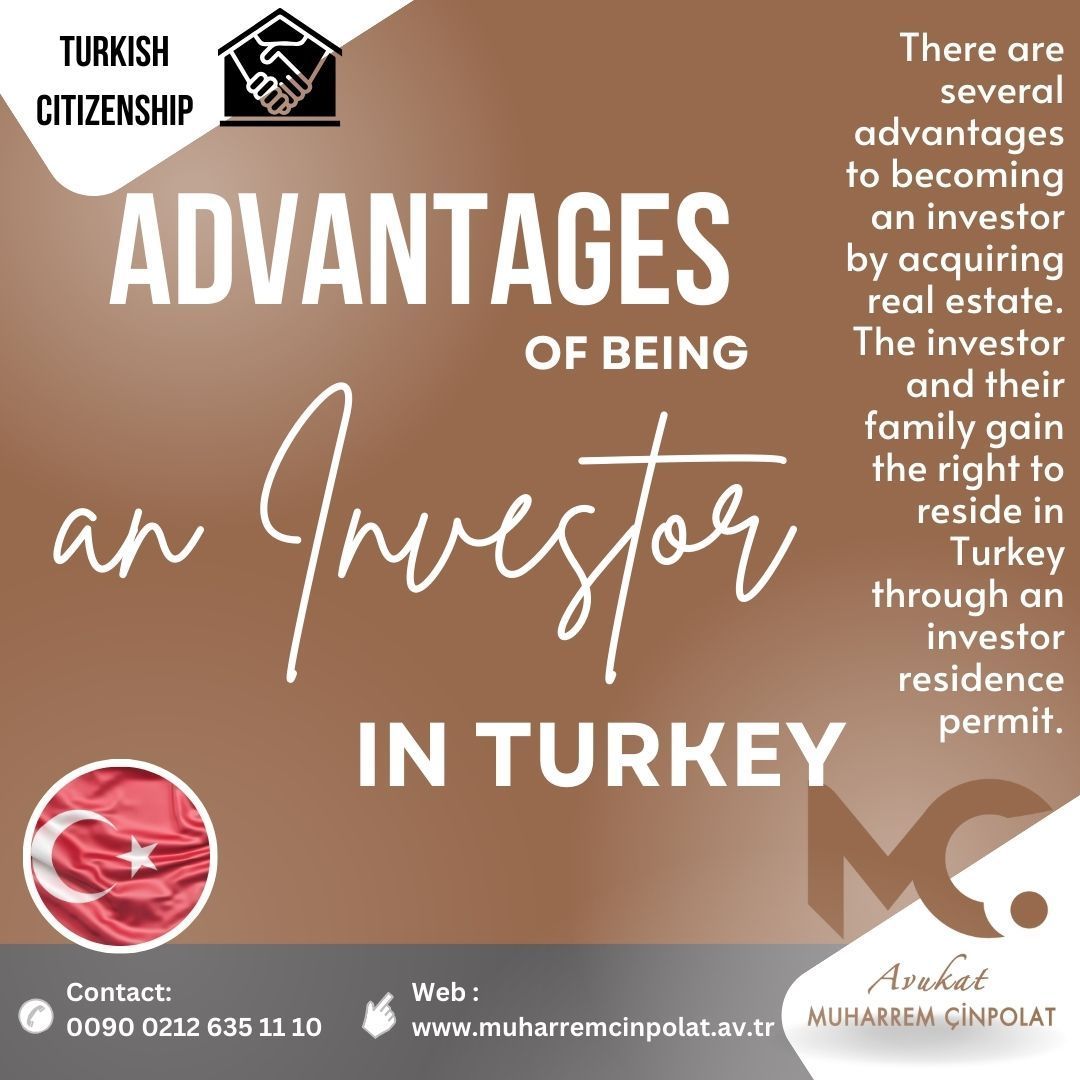 ✅ Advantages of Being an Investor in Turkey
🌐 en.muharremcinpolat.av.tr/turkish-citize…

✅ Türkiye’de Yatırımcı Olmanın Avantajları
🌐 muharremcinpolat.av.tr/yatirimla-turk…
⠀
☎️
+90 (212) 635 11 10
📱
+90 (532) 399 86 10

📍 Fatih / İSTANBUL - TR

#citizenship
#turkishcitizenship
#businesslaw
#lawyers
#law