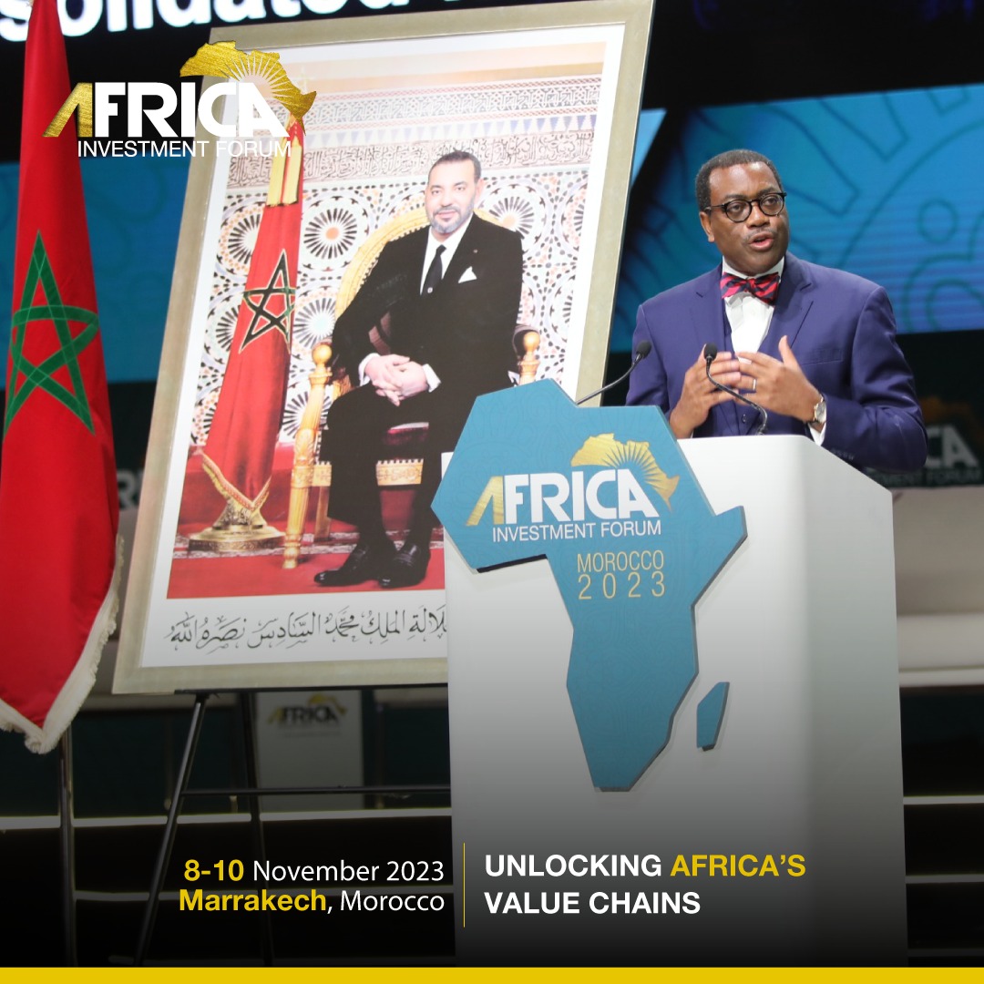 AIFMarketPlace's tweet photo. "The Africa Investment Forum represents one of the best opportunities in the world, it’s time for investment action, it is time, let’s do it again! The future is Africa!", declares Dr. @akin_adesina, President of the @AfDB_Group and Chairman of the Africa Investment Forum https://t.co/NS50Jn2Glh