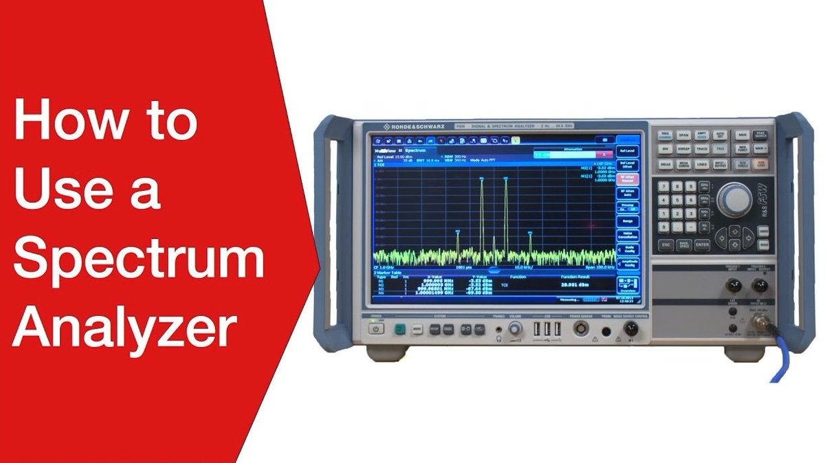 ElecNotes's tweet image. How to use a Spectrum Analyser - key concepts &amp;amp; techniques.

Watch now:  youtu.be/WnKK11UEvVE

#specrumanalyzer #testinstruments #RFdesign #electronics
