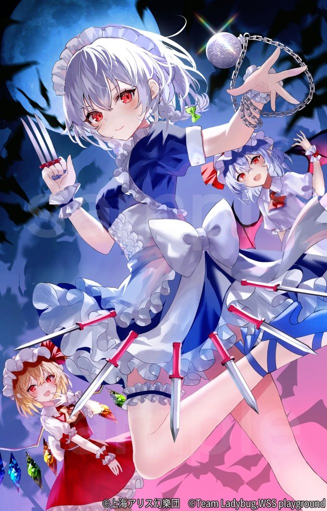 東方「『Touhou Luna Nights』デラックス版特典のパッケージ着せ替えジャ」|咲崎さきp🦄🦛@春季例大祭え41abのイラスト