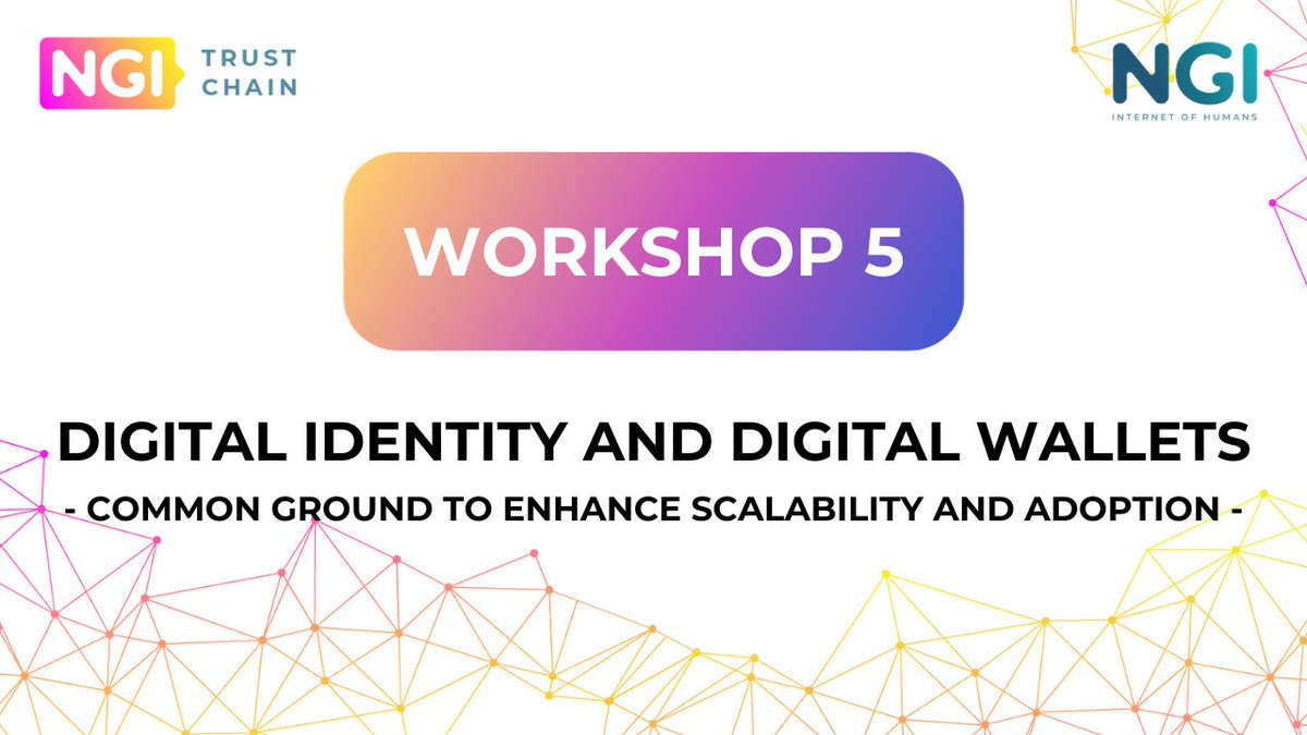 🚀 Excited for the #NGIFORUM23? Join us for the TrustChain Workshop on Nov 16th! 

Dive into the future of #DigitalIdentity and #DigitalWallets, and help shape Europe’s #DigitalSovereignty. 🌐

📅 Nov 16, 15:20-16:20 Brussels time
🔗 tinyurl.com/39u7da34

#trustchain  #NGI4EU