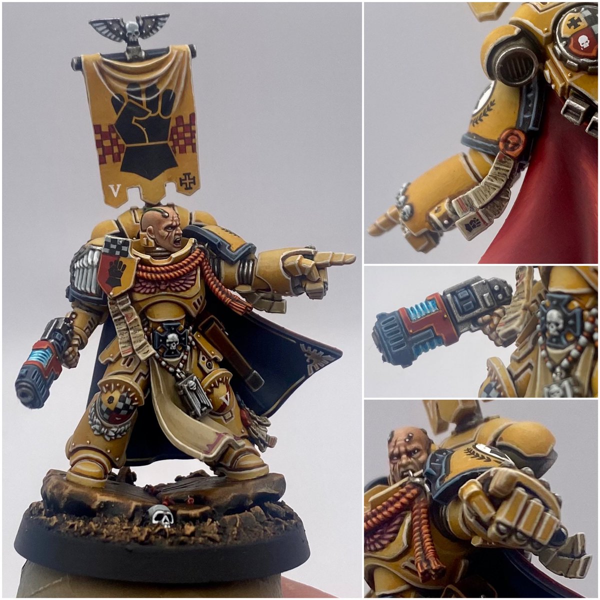 paintVplastic's tweet photo. Worth noting that, if a kit gives me the option to make a Space Marine point at something, you’d better believe that I’m taking it…
#WarhammerCommunity #warhammer #warhammer40k #PaintingWarhammer #TeamBackBanner https://t.co/QyofD4W9ef