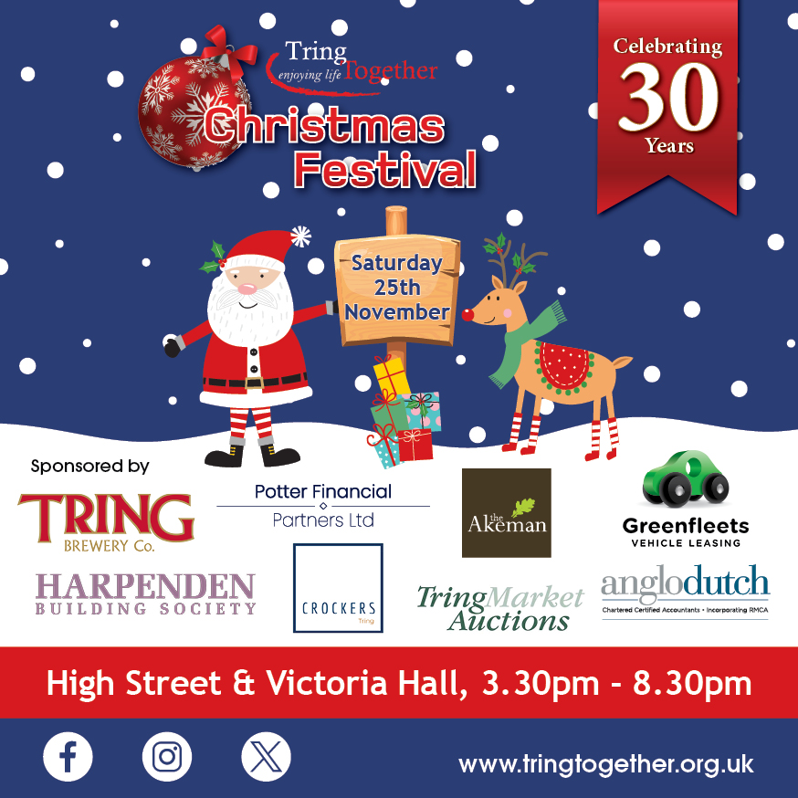 Tring Christmas Festival 25th November - you up for fun, music, stalls, food and drink, Christmas shopping? See you there then!