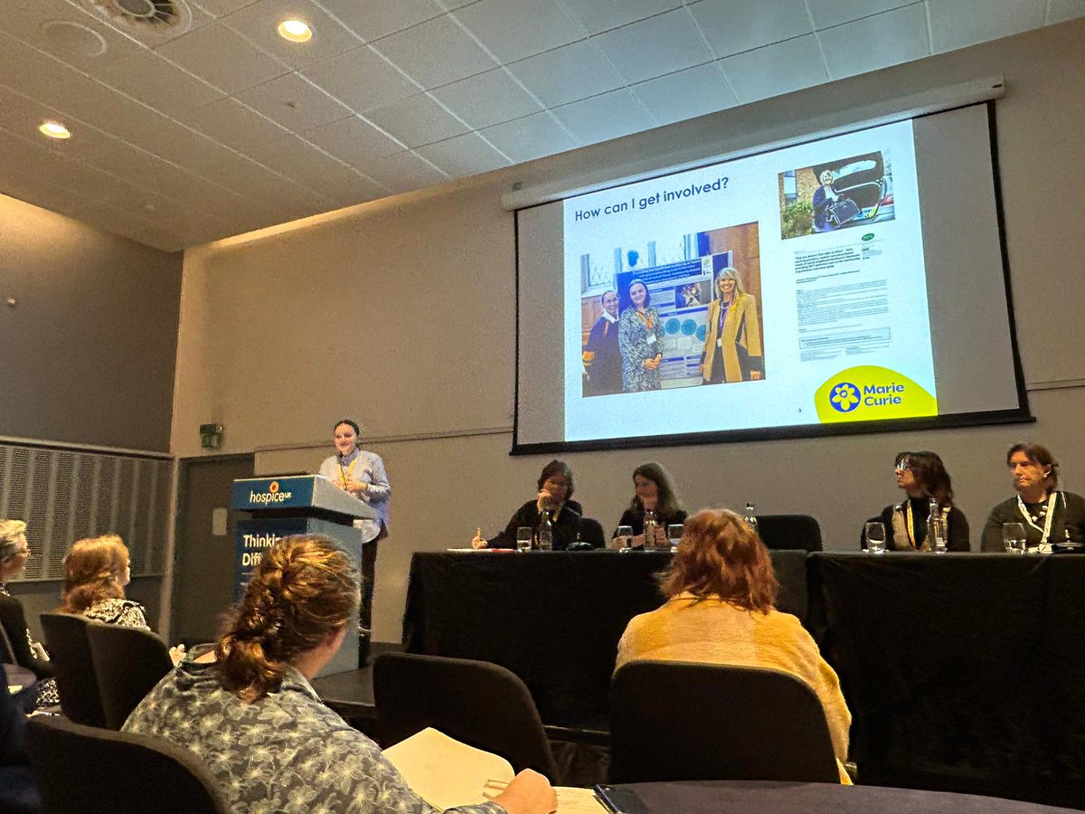 Kasia Patynowska (@kpatynowska) on Twitter photo Thank you <a href="/hospiceuk/">Hospice UK</a> for inviting me to share research journey in <a href="/MarieCurieEOLC/">Marie Curie EOLC</a>, importance of mentorship of <a href="/DrTMcConnell/">Tracey McConnell</a> <a href="/Felicity_Hasson/">Dr. Felicity Hasson</a> and impact of research in pall care.
Privilaged to present to a full room alongside <a href="/Sarah_Stan_/">Sarah_Stan</a> <a href="/cewalshe/">Catherine Walshe</a> <a href="/helen/">helen</a> <a href="/CEL_Hodge/">Catherine Hodge</a> <a href="/sabinebest/">Dr Sabine Best</a> Thank you <a href="/hospiceuk/">Hospice UK</a> for inviting me to share research journey in <a href="/MarieCurieEOLC/">Marie Curie EOLC</a>, importance of mentorship of <a href="/DrTMcConnell/">Tracey McConnell</a> <a href="/Felicity_Hasson/">Dr. Felicity Hasson</a> and impact of research in pall care.
Privilaged to present to a full room alongside <a href="/Sarah_Stan_/">Sarah_Stan</a> <a href="/cewalshe/">Catherine Walshe</a> <a href="/helen/">helen</a> <a href="/CEL_Hodge/">Catherine Hodge</a> <a href="/sabinebest/">Dr Sabine Best</a>