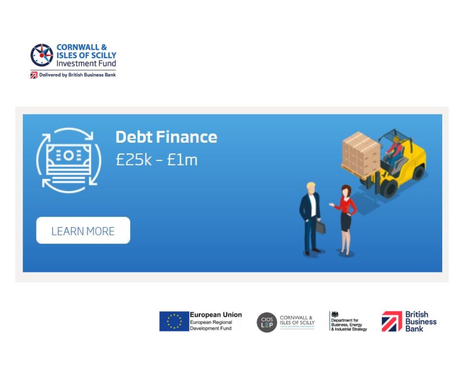 CIOSIFBBB2's tweet image. As SMEs grow, injections of capital are often needed to move them to the next level.

Our Debt finance option is designed for companies with up to 250 employees that can demonstrate growth potential.

Find out more: brnw.ch/21wEfTI

#CIOSIF #finance #debtfinance