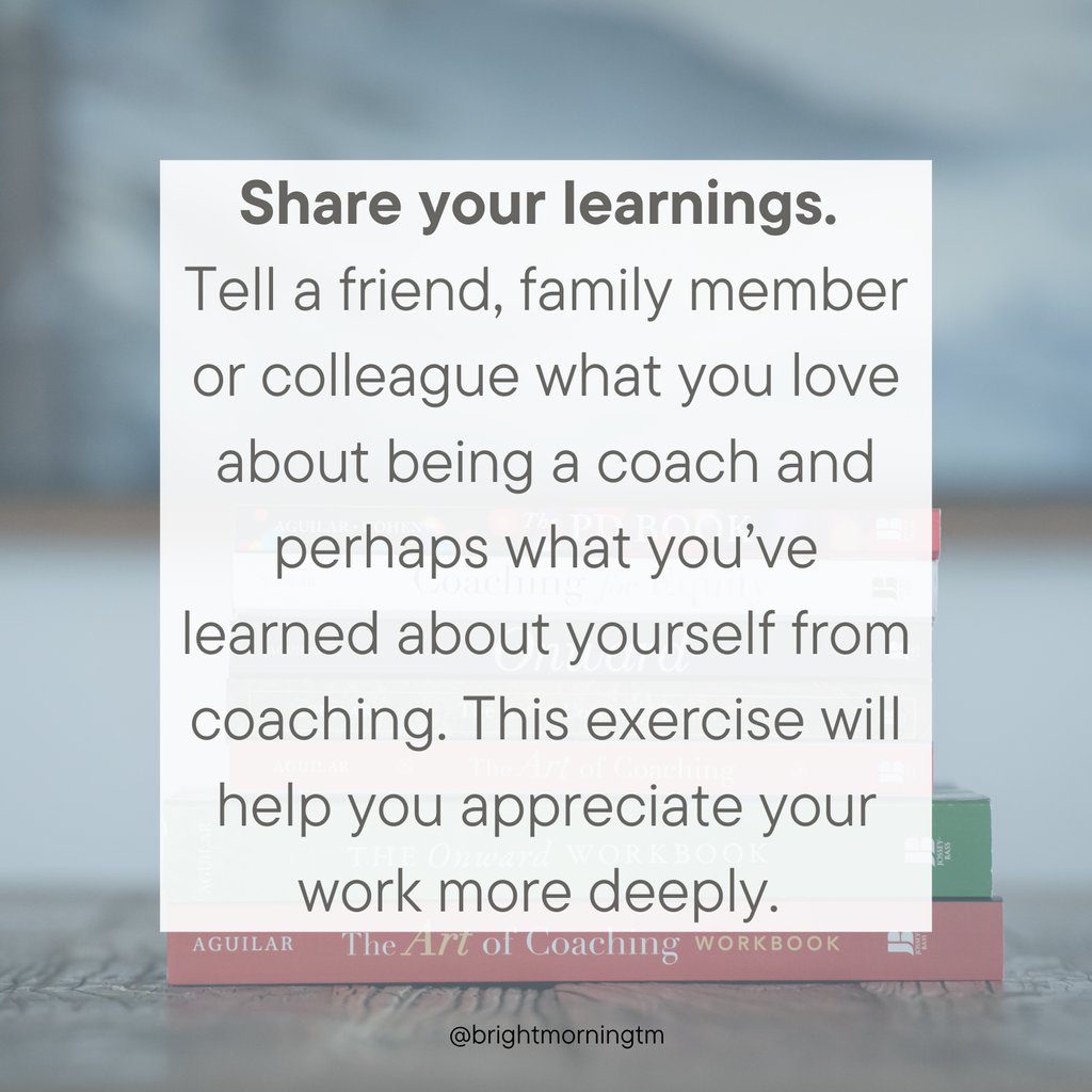 Continue celebrating Coach Appreciation Day (November 4) all week long!

How have you appreciated the coaches in your life?
