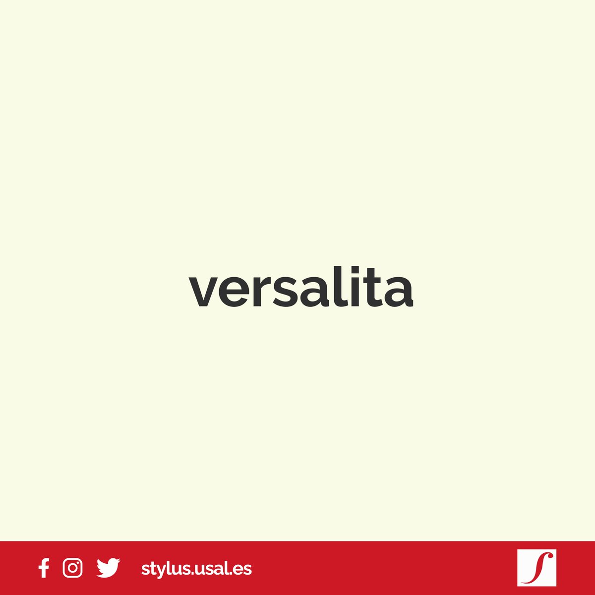 versalita

Se llama así a a la letra mayúscula que tiene el tamaño de la minúscula. Es un recurso útil para la jerarquización de los apartados dentro de un texto o para destacar los apellidos en la lista de las referencias bibliográficas...

stylus.usal.es/sugerencia/ver…